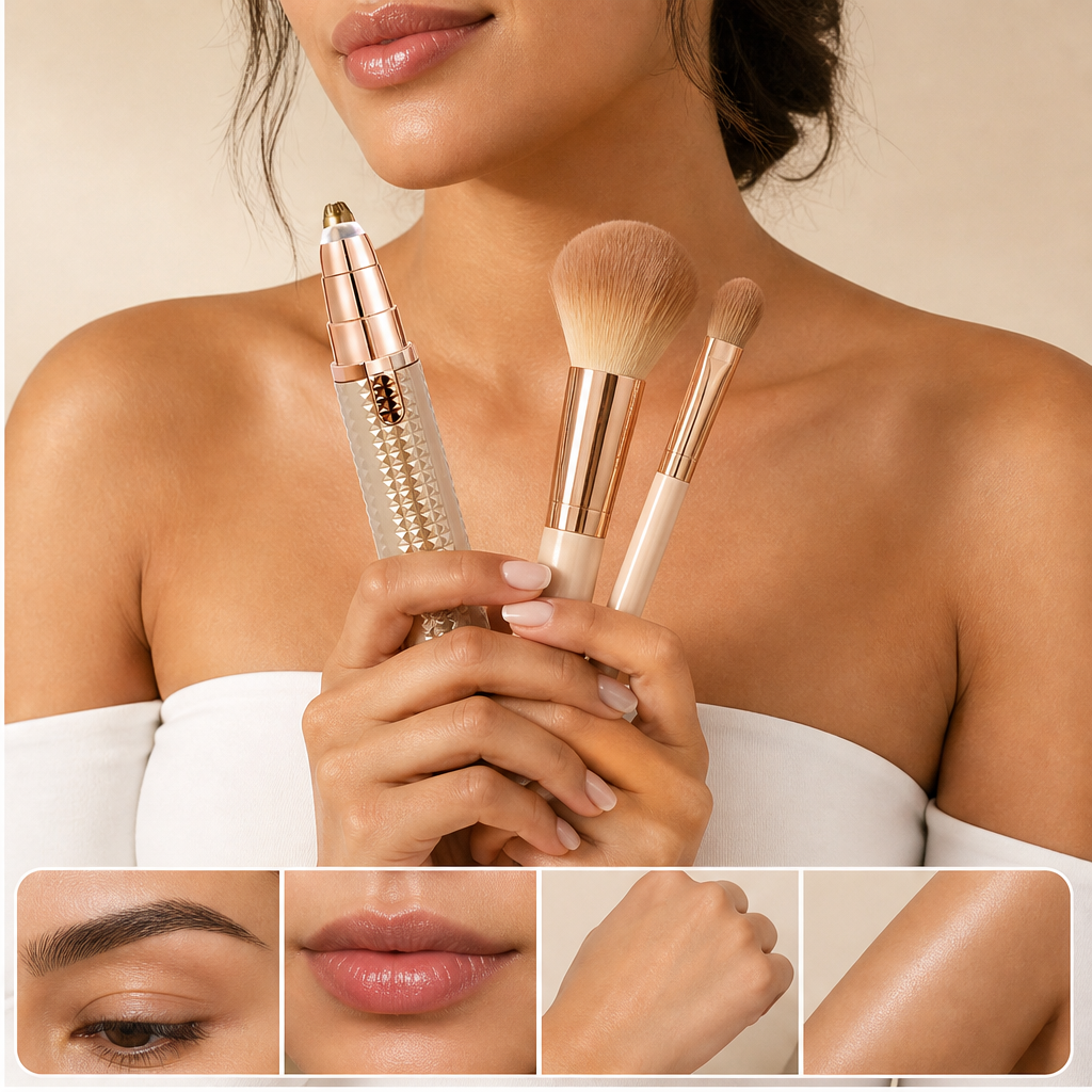 Maviglow – 3-in-1 Painless Precision Trimmer for Brows, Face & Body + 50% OFF