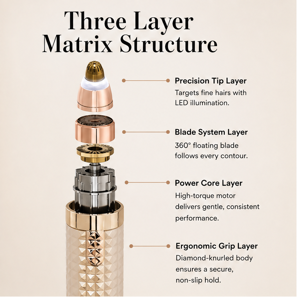 Maviglow – 3-in-1 Painless Precision Trimmer for Brows, Face & Body + 50% OFF